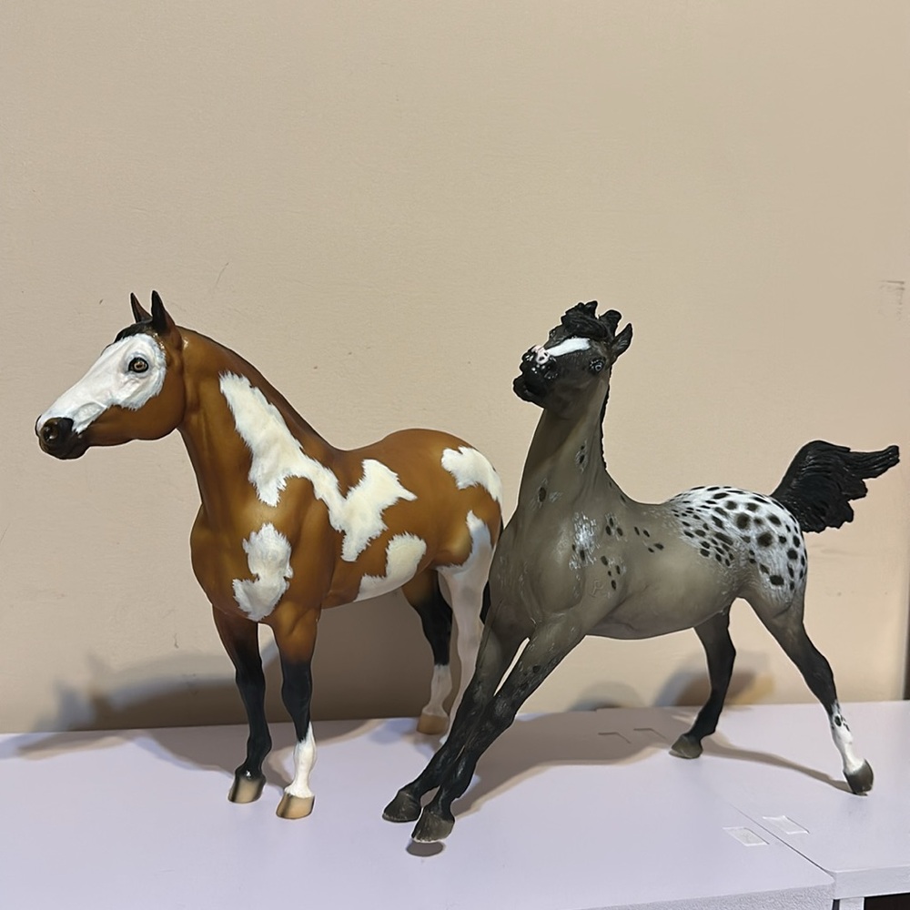 Two OOAK Custom Breyer Horses (both included!)